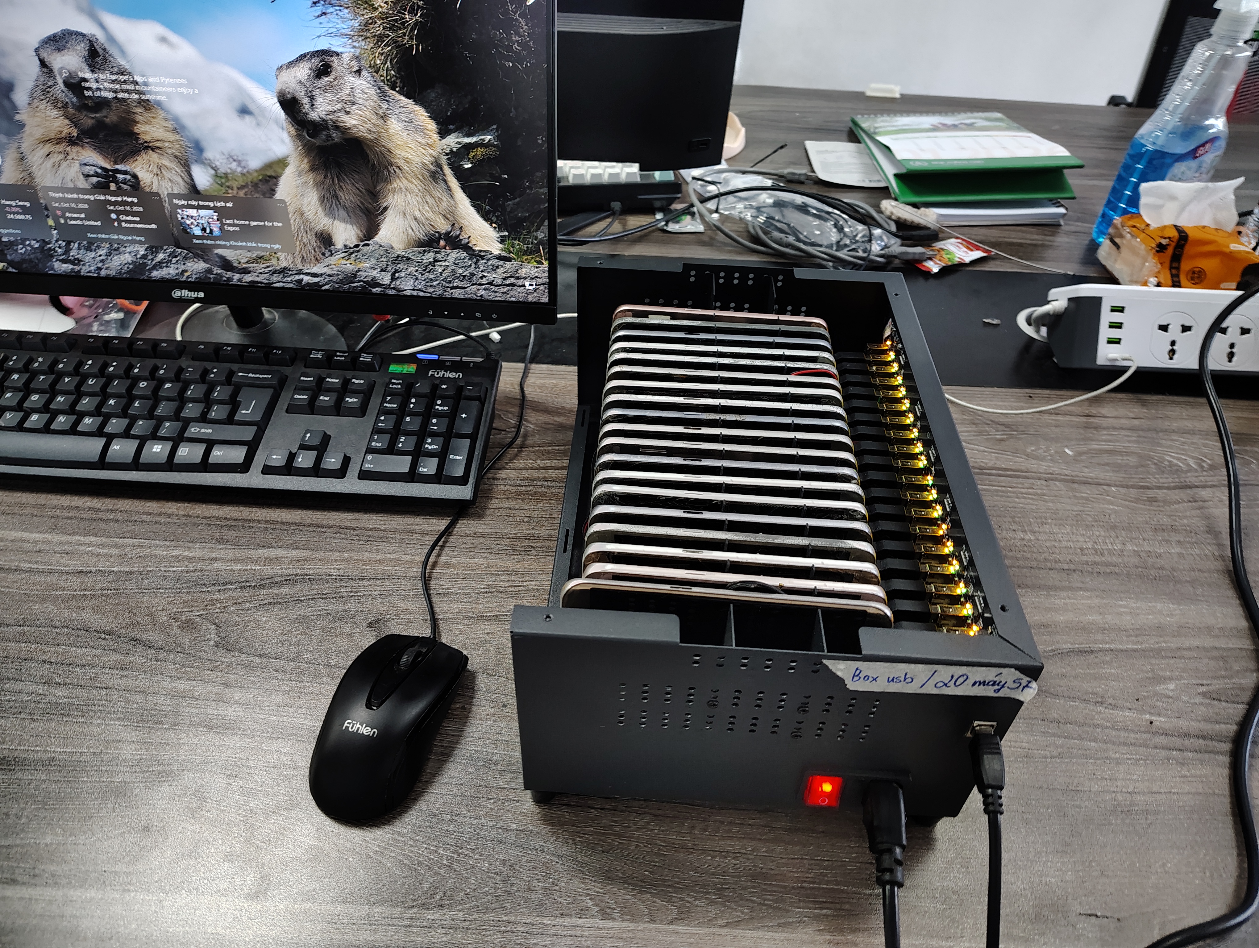 Box Phone Farm Lỗi Nguồn: Cách Kiểm Tra Nguồn, HUB Và Dây Điện